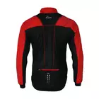 ROGELLI UZZANO - membrane cycling jacket, black and red