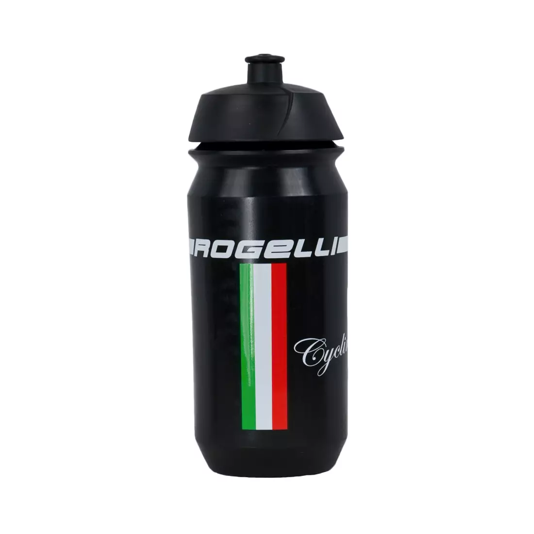 ROGELLI ss18 BIKE - TEAM - bicycle water bottle, color: Black