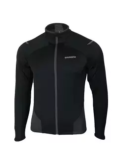 SHIMANO - ECWJSPWLC12 Performance Winter Jersey - men's cycling sweatshirt, color: Black