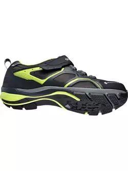SHIMANO SH-CT70 - recreational cycling shoes with the CLICK'R system, color: black and green