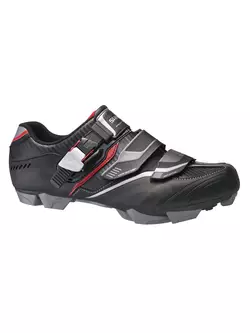 SHIMANO SH-XC50N - MTB cycling shoes, color: black and red