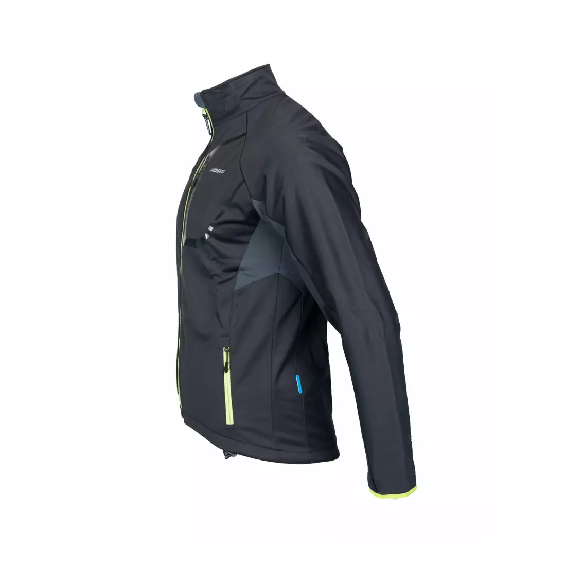 SHIMANO cycling jacket, Softshell ECWJATWLS13, black