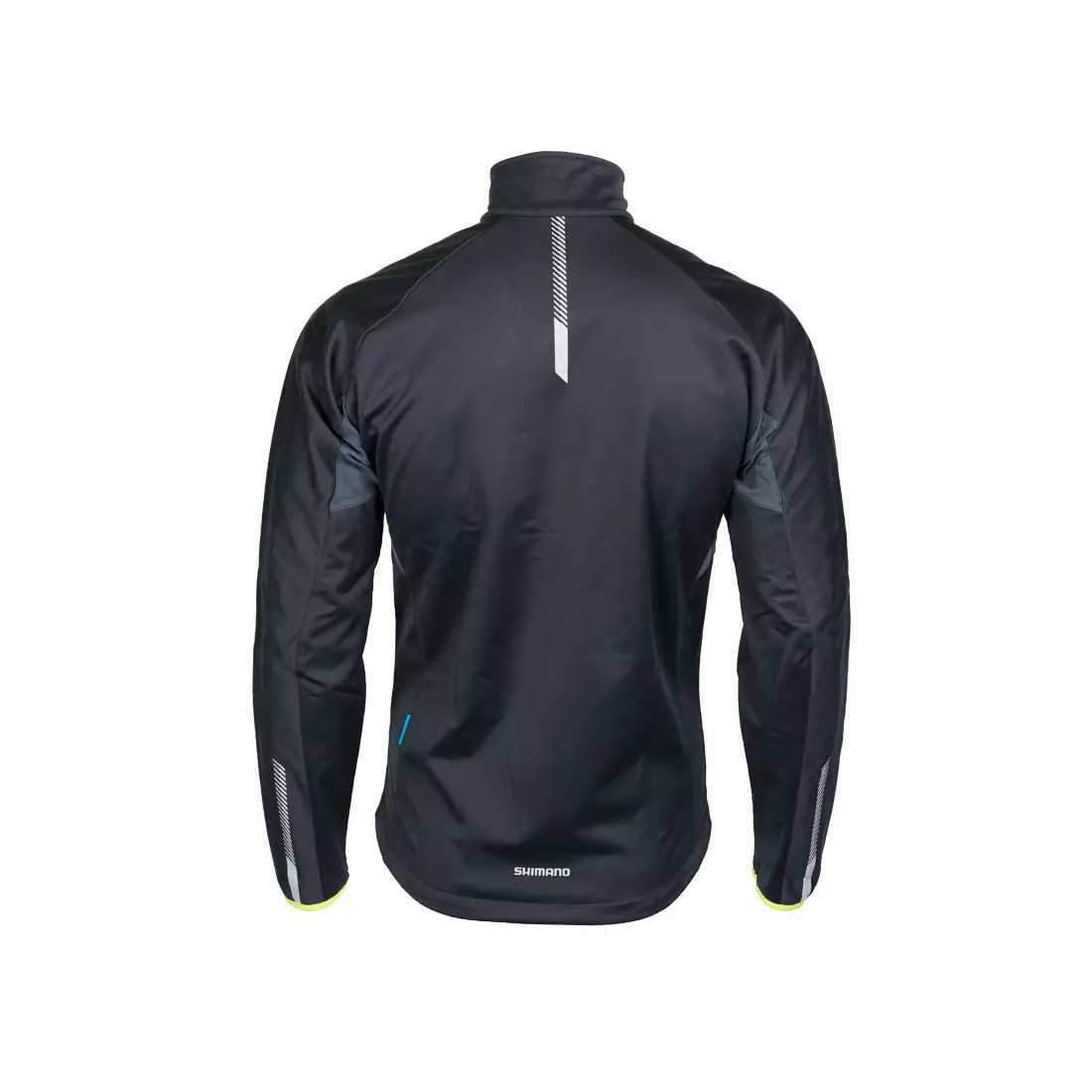 SHIMANO cycling jacket, Softshell ECWJATWLS13, black