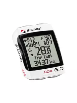 SIGMA SPORT ROX 6.0 - bicycle computer, color: White
