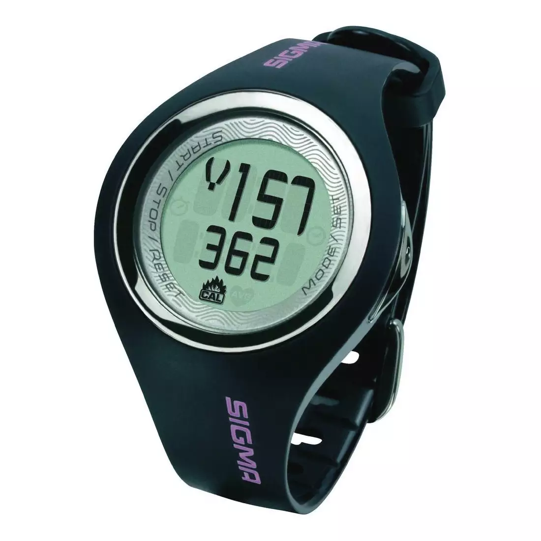 SIGMA sport PC 22.13 WOMAN heart rate monitor, gray and pink