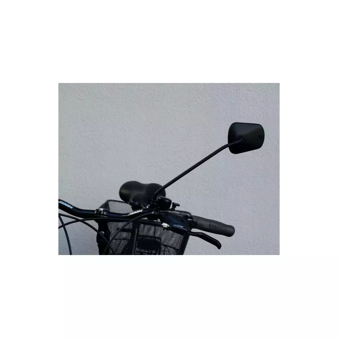 AJS PLUS bicycle mirror with a handlebar clamp, black