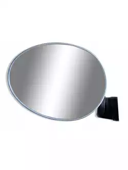 AJS universal recessed bicycle mirror, silver