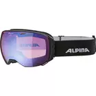 ALPINA BIG HORN Q-LITE ski/snowboard goggles, black matt