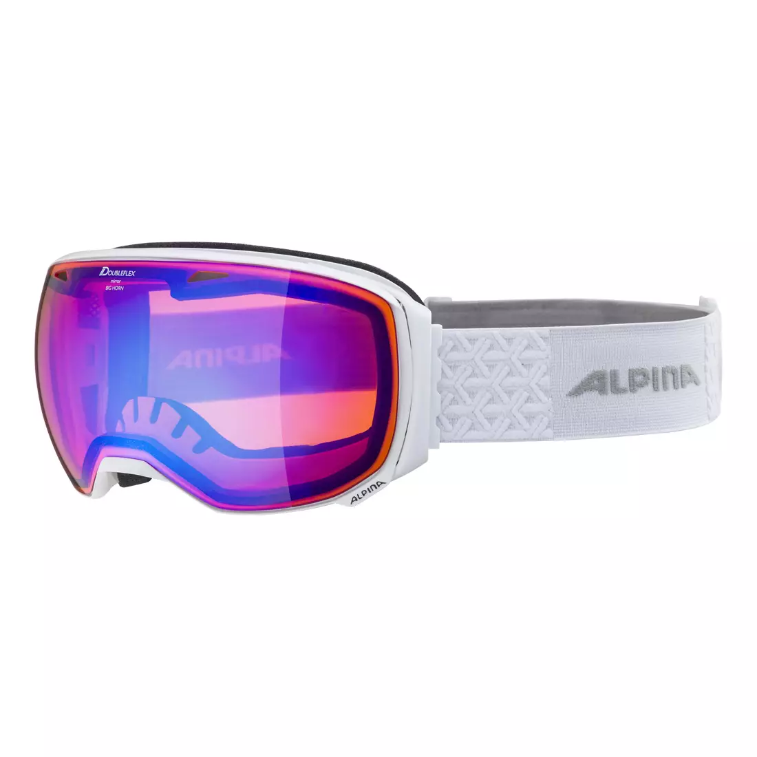 ALPINA BIG HORN Q-LITE ski/snowboard goggles, white gloss