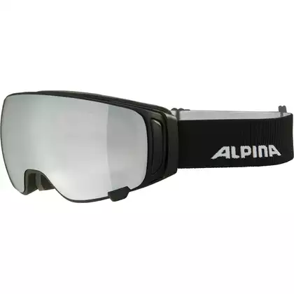 ALPINA DOUBLE JACK MAG Q-LITE ski/snowboard goggles, black matt