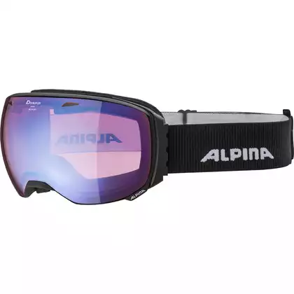 ALPINA L40 BIG HORN Q-LITE ski/snowboard goggles, black matt