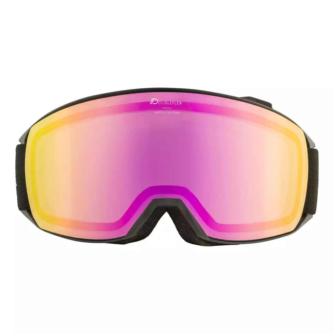 ALPINA M40 NAKISKA Q-LITE ski/snowboard goggles, black-rose matt