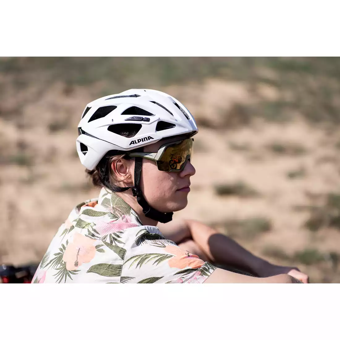 ALPINA VALPAROLA Bicycle helmet, matte white