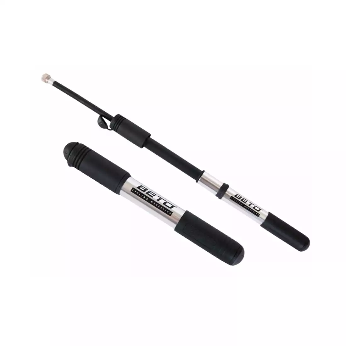 BETO two-sided bicycle pump with a hose CPS-002 7 BAR/100 PSI 