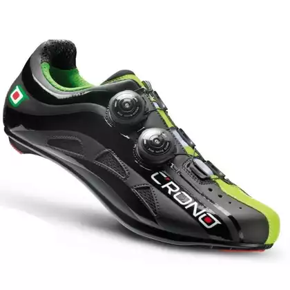 CRONO FUTURA 2 men's cycling shoes - road, black and green