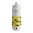 ELITE FLY Teams 2021 Bicycle water bottle Tour de France White, 750ml 