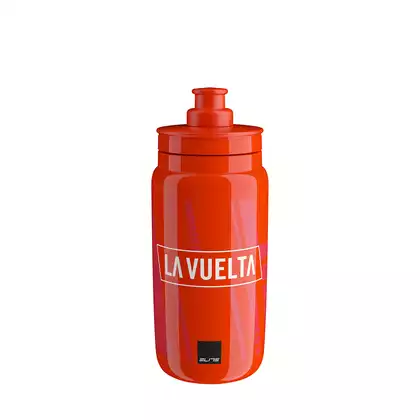 ELITE FLY Teams 2021 Bicycle water bottle Vuelta Iconic Red, 550ml 