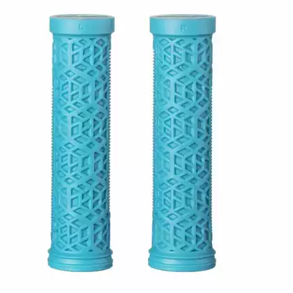 FUNN HILT ES Grips for bicycle handlebars, turquoise