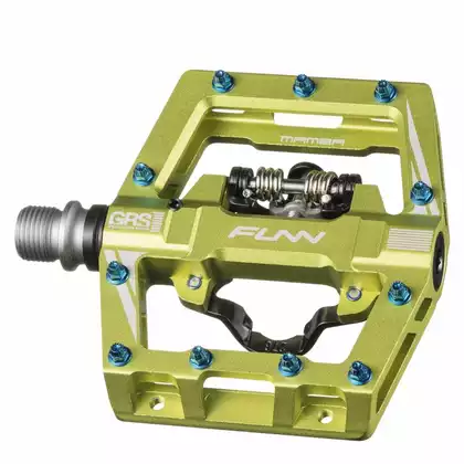 FUNN MAMBA S Bicycle pedals, one-sided, green