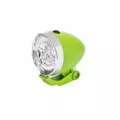 Front bicycle lamp, green