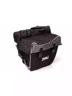 M-WAVE bicycle pannier for a trunk, black