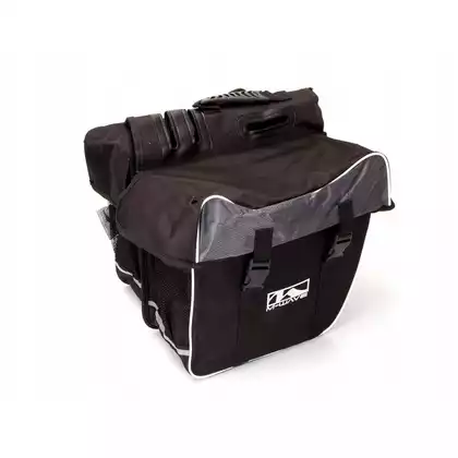 M-WAVE bicycle pannier for a trunk, black