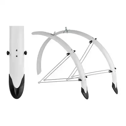 ORION 26''/53 set of bicycle fenders, white