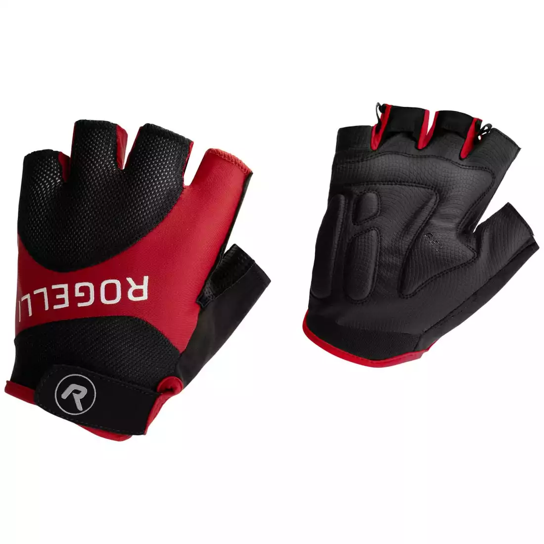 ROGELLI ARIOS 2 Men's cycling gloves, black and red