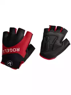 ROGELLI ARIOS 2 Men's cycling gloves, black and red