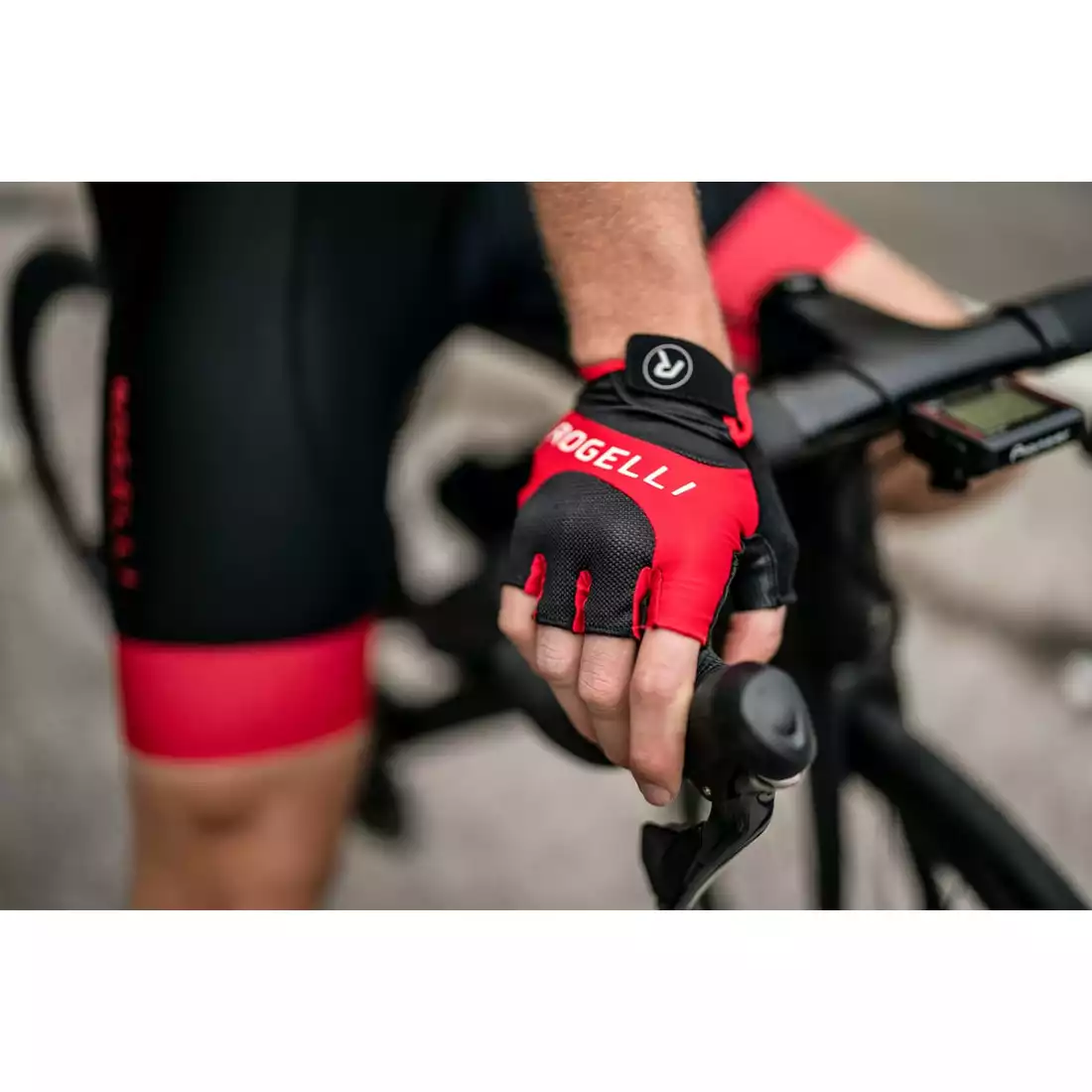 ROGELLI ARIOS SUMMER CYCLING GLOVE RED 