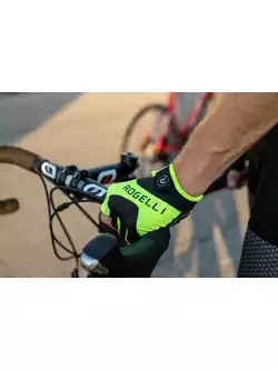 ROGELLI ARIOS 2 Men's cycling gloves, black-fluorine