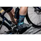 ROGELLI AZTEC Cycling socks, black and blue