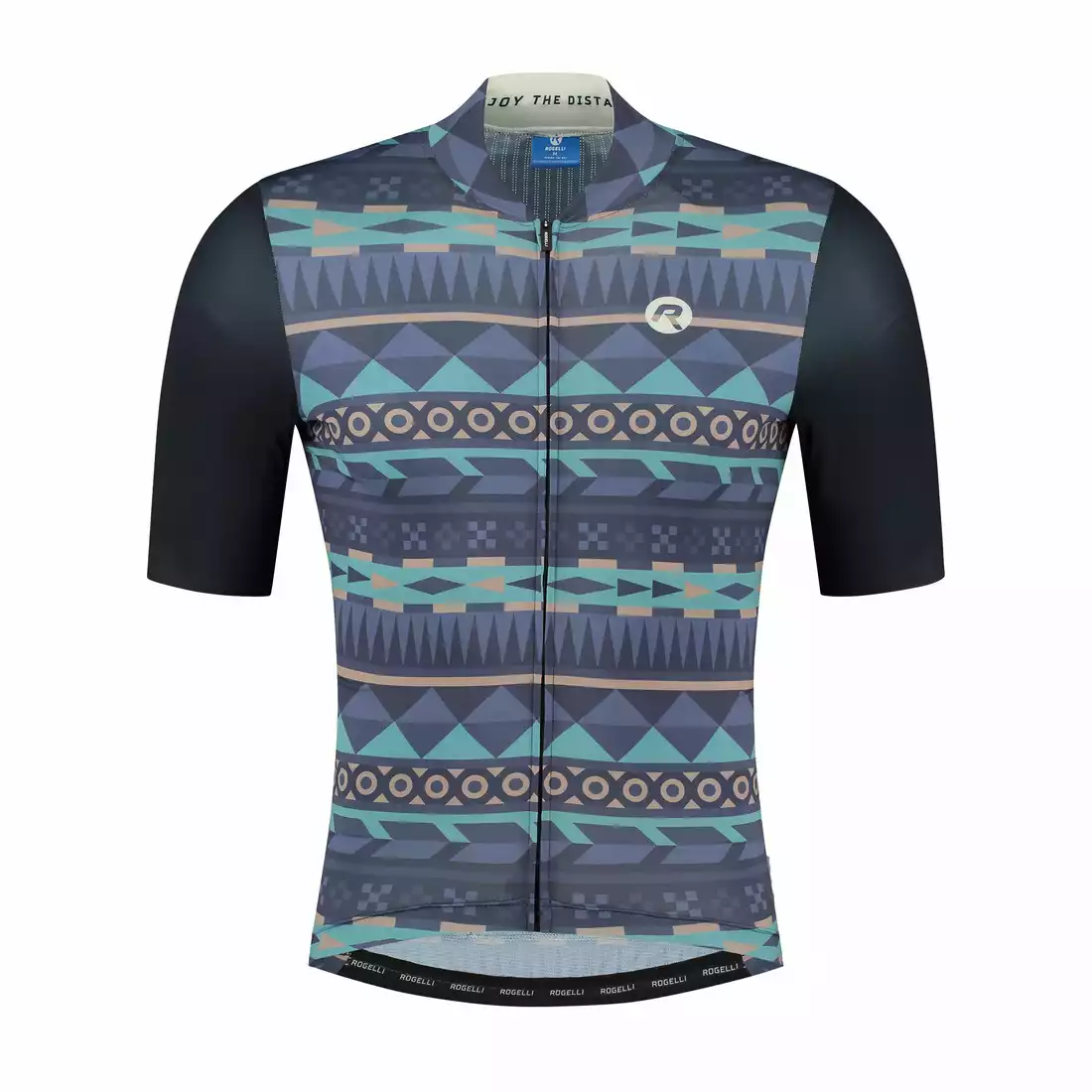 ROGELLI AZTEC men's cycling jersey blue and beige