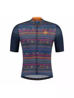ROGELLI AZTEC men's cycling jersey blue orange