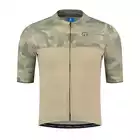 ROGELLI CAMO men's cycling jersey beige