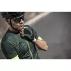 ROGELLI ESSENTIAL Men's cycling gloves, black and green