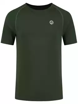 ROGELLI ESSENTIAL Men's running T-shirt, green