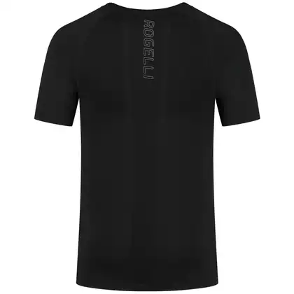 ROGELLI ESSENTIAL Men's running T-shirt, black