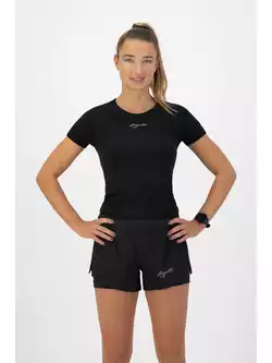 ROGELLI ESSENTIAL Women's running T-shirt, black