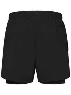 ROGELLI ESSENTIAL men's 2in1 running shorts, black