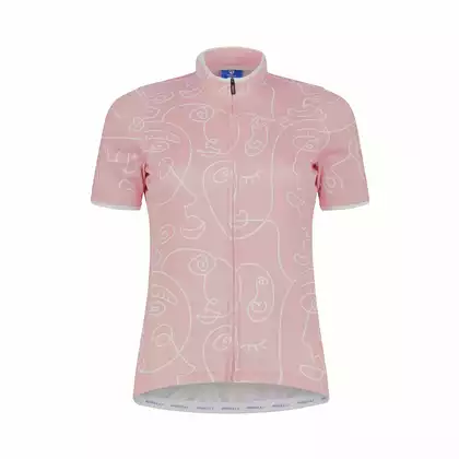 ROGELLI FACES Women's cycling jersey, pink