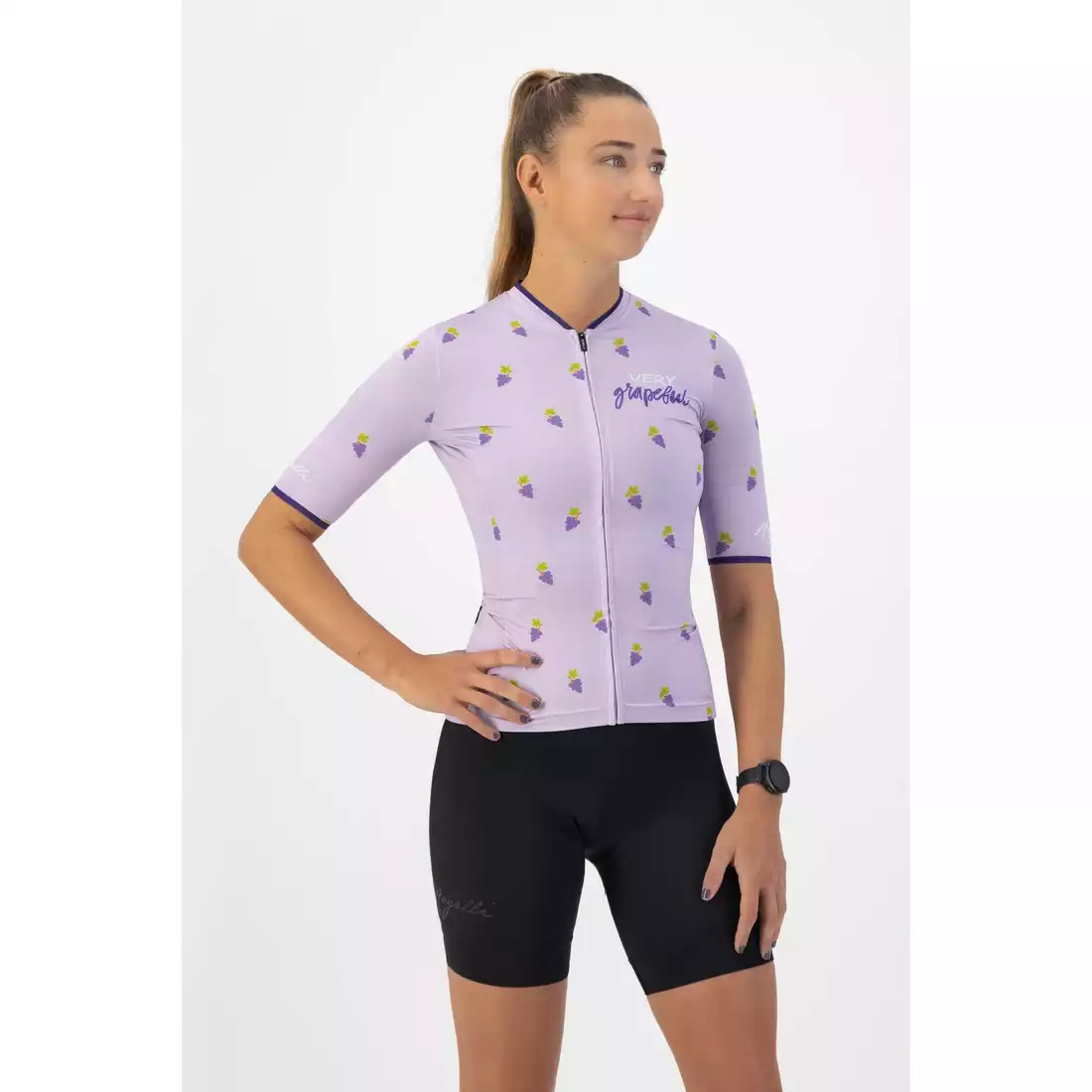 ROGELLI FRUITY Women's cycling jersey, Violet