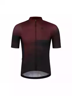 ROGELLI GLITCH men's cycling jersey black and maroon