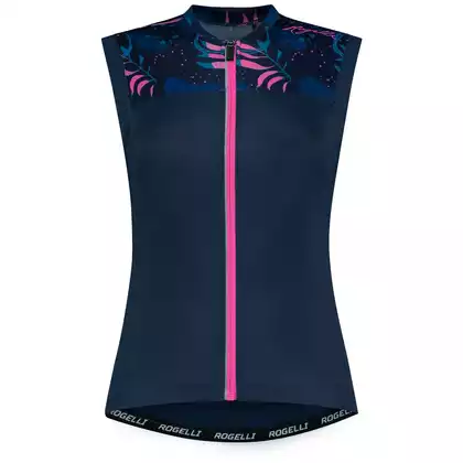 ROGELLI HARMONY Women's cycling jersey, navy blue and pink