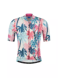 ROGELLI HAWAII men's bicycle t-shirt, blue-pink