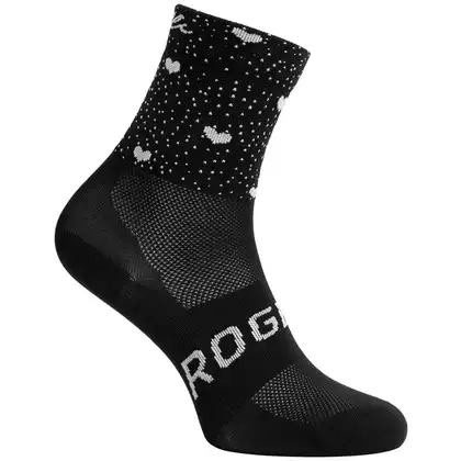 ROGELLI HEARTS Women's sports socks, black