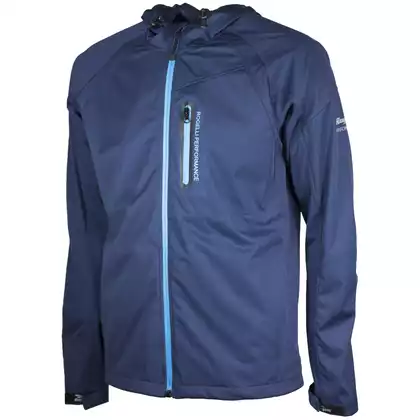 ROGELLI MAIPO Men's cycling jacket, softshell, blue