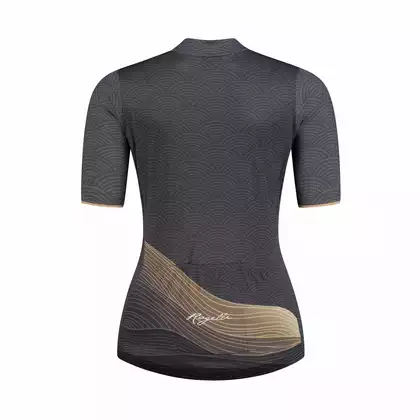 ROGELLI PEACE Women's cycling jersey, gray and gold