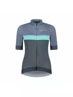 ROGELLI PRIME Cycling jersey for women, gray and blue