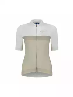 ROGELLI PRIME Women's cycling jersey, beige and white